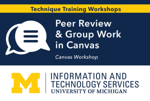 Peer Review and Group Work in Canvas