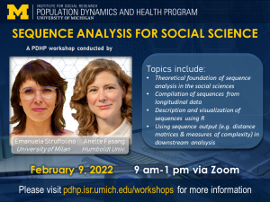 Sequence Analysis for Social Science Emanuela Struffolino and Anette Fasang February 9, 2022, 9am-1pm, Online Via Zoom