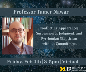 Tamer Nawar Talk | February 4th | Virtual | 3-5pm