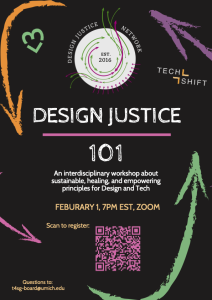 Design Justice Flyer.