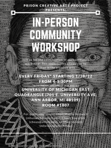In-Person Community Workshop Flyer