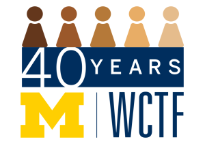 U-M WCTF 40th Anniversary Logo