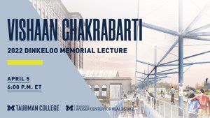 2022 Dinkeloo Memorial Lecture with Vishaan Chakrabarti