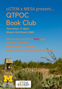 QTPOC Book Club Flyer