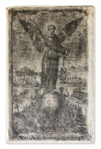 Saint Francisco Solano, unidentified artist, engraving, eighteenth century (PESSCA 4586).