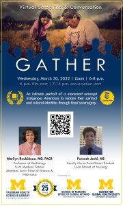 Gather Global Health Film Series and Discussion Flier