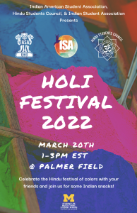 Holi Festival 2022 Flyer