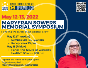 MaryFran Sowers Memorial Symposium featuring the career of Siobán Harlow