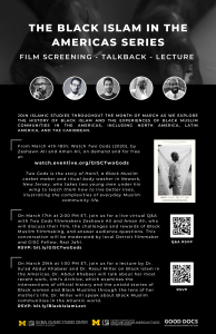 Black Islam in the Americas Series. Dr. Su'ad Abdul Khabeer and Dr. Rasul Miller's lecture on Black Islam in the Americas