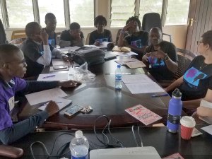 Community partners in Kenya working on public health interventions