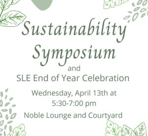 Sustainability Symposium flier