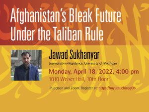 Digital Islamic Studies Curriculum (DISC) Seventh Annual Distinguished Lecture. Afghanistan’s Bleak Future Under the Taliban Rule