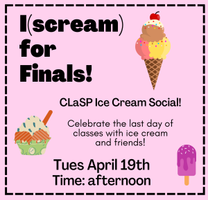 Graphic for ice cream social