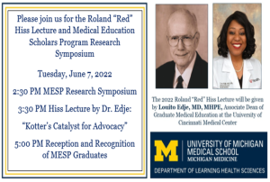 Research Symposium, June 7th