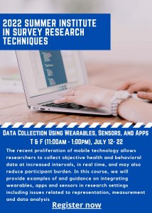 Data Collection Using Wearables, Sensors, and Apps in the Social, Behavioral, and Health Sciences