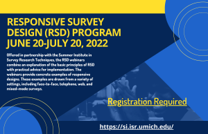 Responsive Survey Design: A Research Education Program