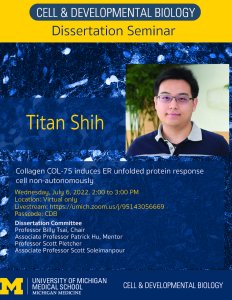 Collagen COL-75 induces ER unfolded protein response cell non-autonomously