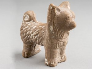 dog figurine from Karanis, Egypt