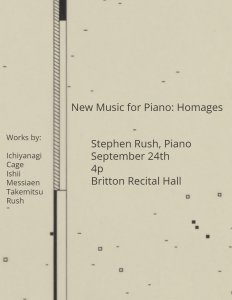 New Music for Piano: Homages - Stephen Rush, piano