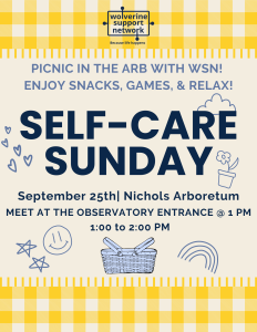 Self-Care Sunday; Picnic with WSN