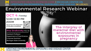 Oct 4 Interplay of Maternal Diet with Environmental Exposures in Pregnancy (Rita Strakovsky)