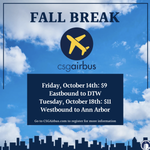 Fall break information