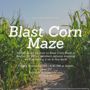 Blast Corn Maze