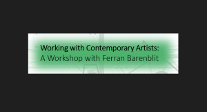 Working with Contemporary Artists