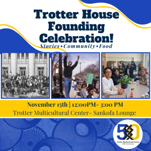 images of Trotter Multicultural Center with event details