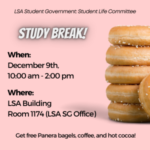 Get free Panera bagels, coffee, and hot cocoa!