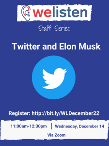 Twitter and Elon Musk Twitter and Elon Musk