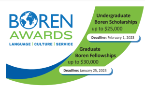 Boren Awards Info Session: Essay Prep Webinar