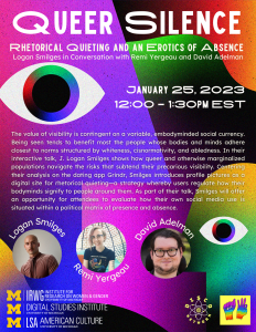 Flyer for Queer Silence Event