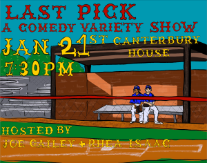 Two children who look remarkably like Joe and Rhea are benched in a baseball dugout.