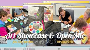 MedART invites you to an Art Showcase and Open mic on 1/21 from 4 PM to 7 PM in U-M North Quad's Space 2435.