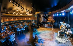 Image of inside of the Blue Llama Jazz Club