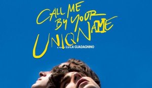 Poster for "Call Me by Your Name" now reads "Call Me by Your UniqName" with the "m" resembling a block M