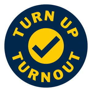 Turn Up Turnout Logo