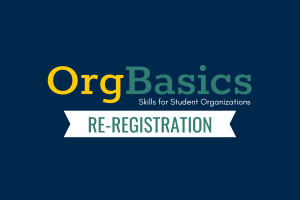 OrgBasics: Re-registration
