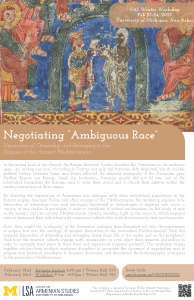 CAS Workshop | Negotiating “Ambiguous Race”: Hierarchies of Citizenship and Belonging in the Empires of the Ancient Mediterranean