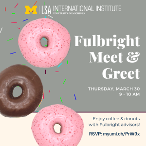 Fulbright Meet & Greet for Program Advisors