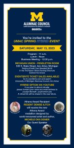 UMAC Spring Meeting Invitation