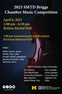 2023 SMTD Briggs Chamber Music Competition