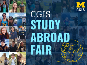 CGIS Study Abroad Fair - Come find the program for you!
