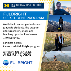 Fulbright U.S. Student Info Sessions
