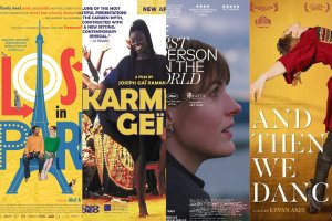 DVD covers from four films.