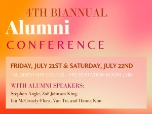 4th Biannual Alumni Conference 4th Biannual Alumni Conference