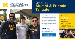 Tauber alumni tailgate