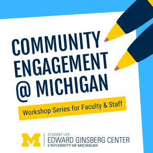 Community Engagement @ Michigan Graphic