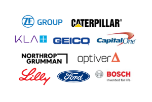 Companies participating: KLA, Optiver, Caterpillar, Geico, Eli Lilly, Northrop Grumman, Capital One, ZF Group, Bosch